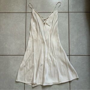 Gold label Victoria’s Secret silk slip dress